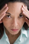 Woman With Anxiety Headache